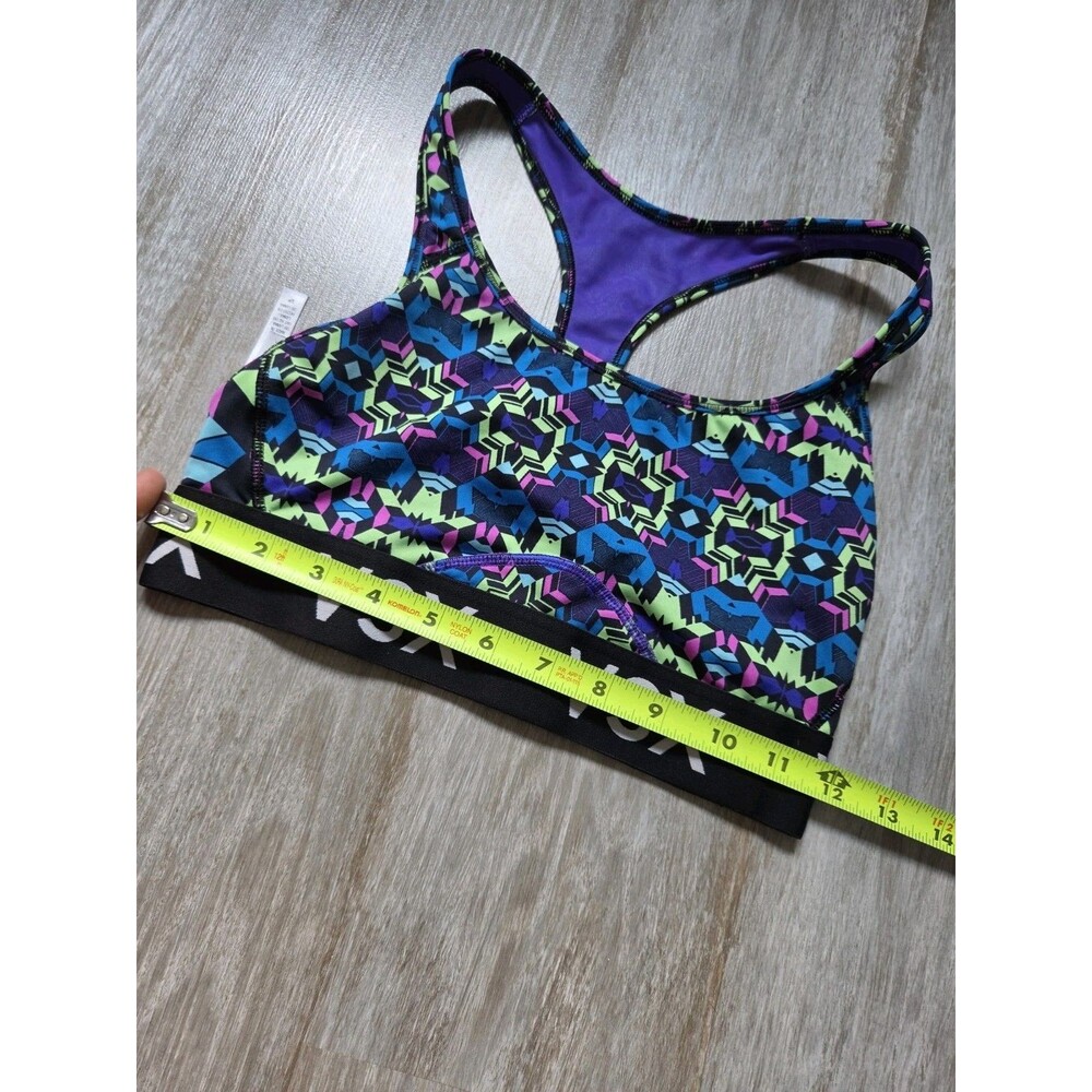 Lot of 3 Victoria's Secret VSX Sport Sports Bra Racerback Neon Print Sz S EUC - Picture 6 of 7